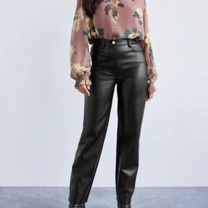 Aritzia Wilfred Melina Pant Vegan Leather